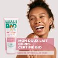 Lapte din flori de bumbac și aloe vera